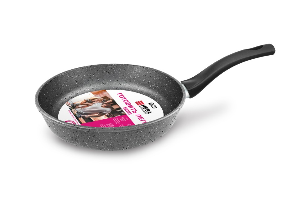 Сковорода 20 "Готовить легко" Stone Gray н/р