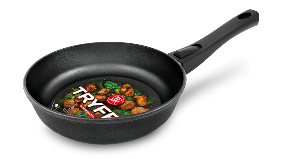 Сковорода 20 "TryFry" black индукция c/р