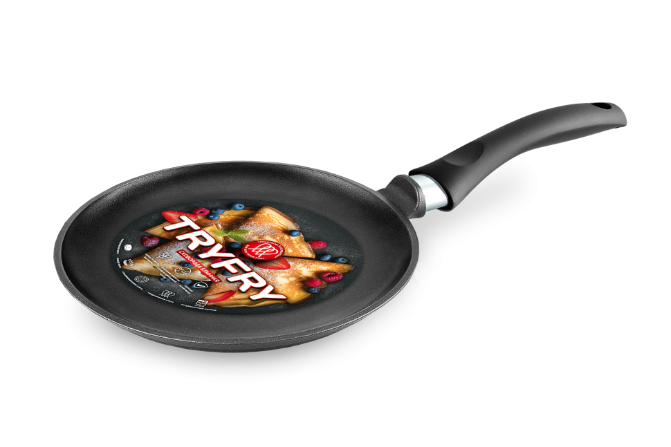 Сковорода блинная 24 "TryFry" black индукция н/р